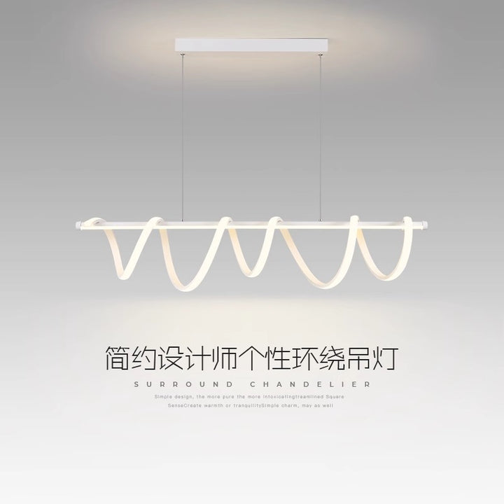 大气极简餐厅灯吊灯现代简约轻奢大气家用饭厅吧台氛围灯个性灯具