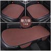 Summer Ice Silk Car Seat Cushion – 3-Piece Breathable Anti-Slip Set