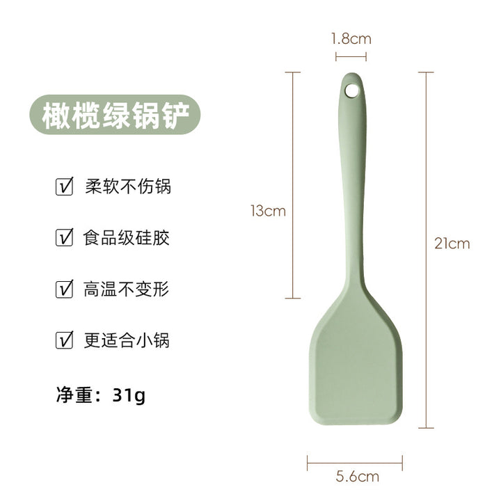 锅铲迷你硅胶铲小号婴儿宝宝辅食工具汤勺家用不粘锅炒菜铲子厨具