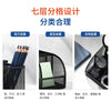 得力8903多功能金属笔筒收纳筐书桌多功能办公座七格组合办公用品