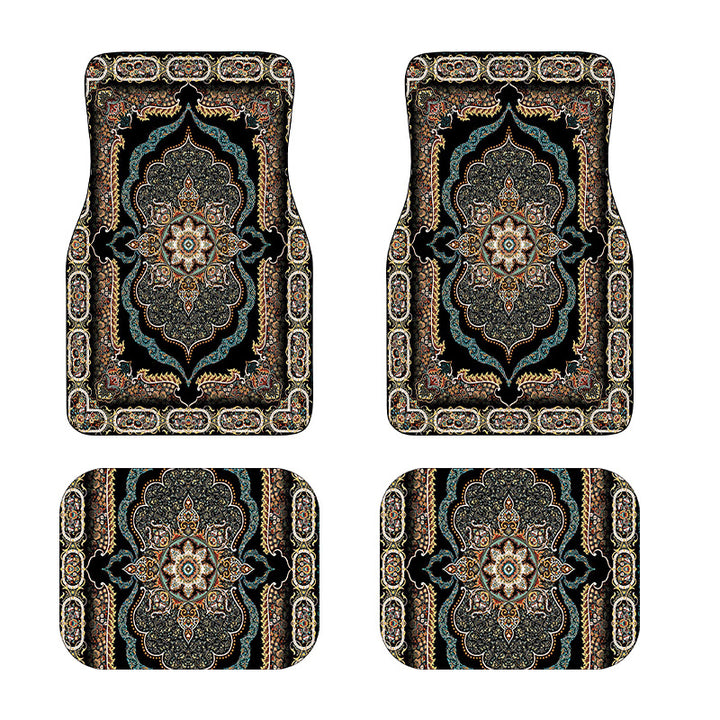 Vintage Car Foot Mat Carpet 4 Piece Set Stain Resistant Floor Mat TEMUFoot Mat Wholesale