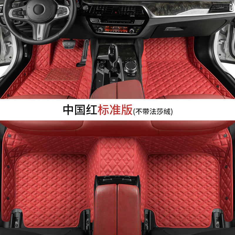 Custom Leather Car Foot Mat Special Eco Friendly XPEFoot Mat Carpet