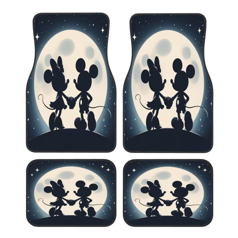 TEMUVintage Nordic Car Foot Mat Carpet 4 Piece Set Stain Resistant Floor Mat TEMUFoot Mat Wholesale