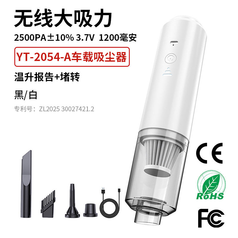 New Car Household Mini Vacuum Cleaner – Blow & Suction Cordless Handheld