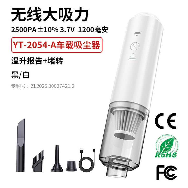 New Car Household Mini Vacuum Cleaner – Blow & Suction Cordless Handheld