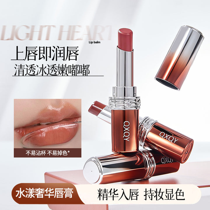 QXQY持色水漾奢华唇膏水光镜面唇彩水润嘟嘟唇自然显白不掉色口红