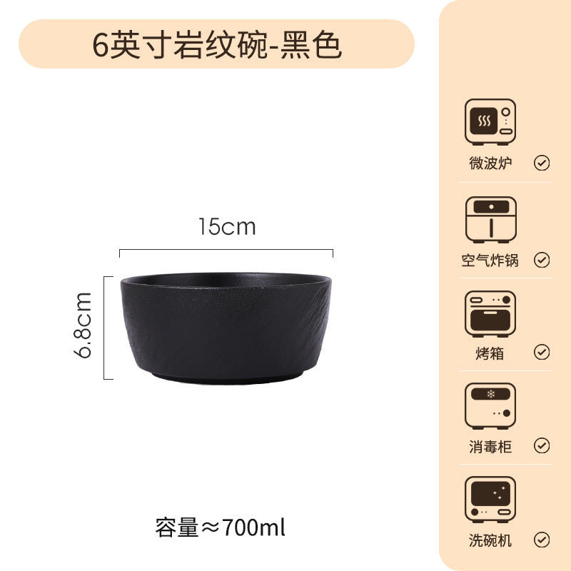 高级感碗碟套装家用简约高颜值碗盘乔迁碗筷碗具釉下彩餐具套装