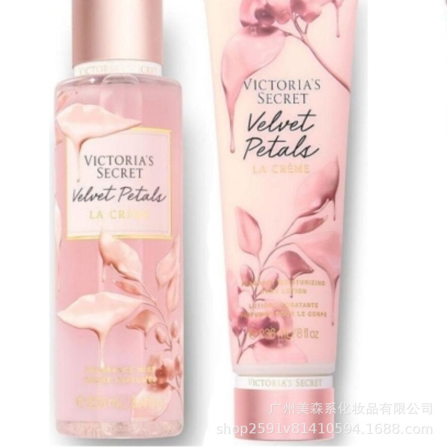 跨境维多利亚的秘密身体乳VS香氛喷雾套装滋润保湿持久留香爆款