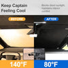 适用于特斯拉Cybertruck前挡遮阳帘Front Windshield Sunshade