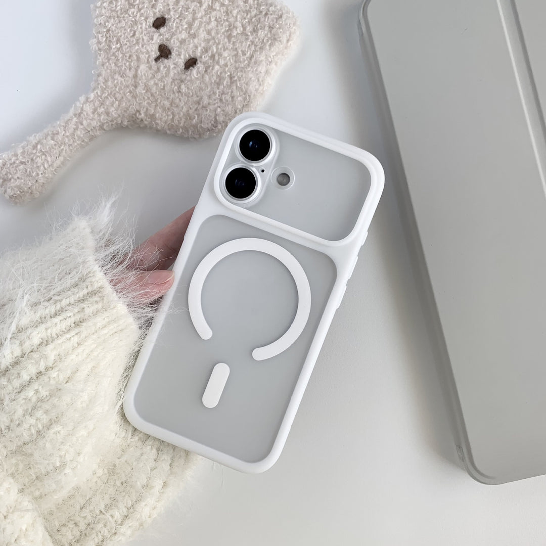 Soft Touch Mag Safe for iPhone17 pm Phone CaseiPhone16 Pro Max Frosted 15 pm Protective Case