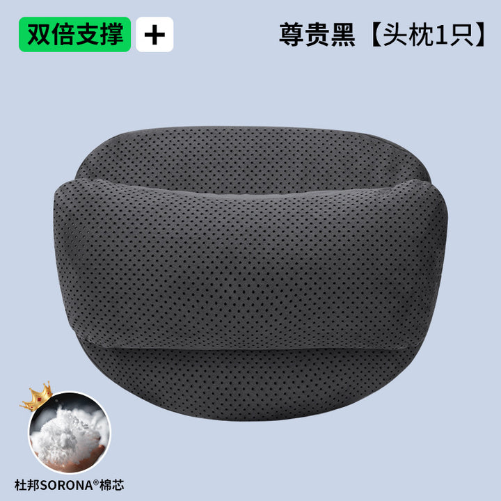 Car Pillow Premium Feel Breathable Cotton Neck Pillow Car Pillow