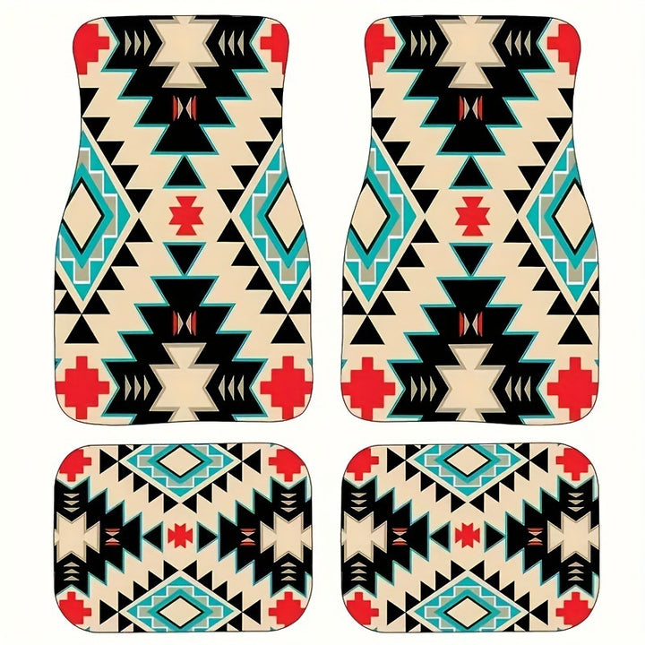 Vintage Car Foot Mat Carpet 4 Piece Set Stain Resistant Floor Mat TEMUFoot Mat Wholesale