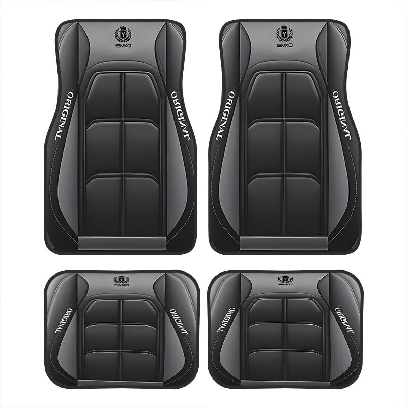 TEMUNordic Vintage Car Foot Mat Carpet Carpet 4 Piece Set Stain Resistant Floor Mat Wholesale Drop Shipping