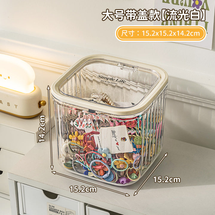 儿童发饰收纳盒小女孩头绳皮筋饰品盒发夹发卡头饰大容量首饰盒子