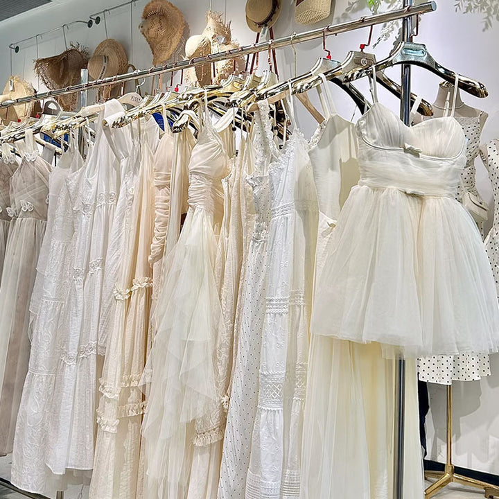 Summer Women's Sweet Cami Dress – High-End Light Color Wholesale