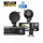 HD 3-Lens Wireless Car Dash Cam – Phone Connected No Data Required