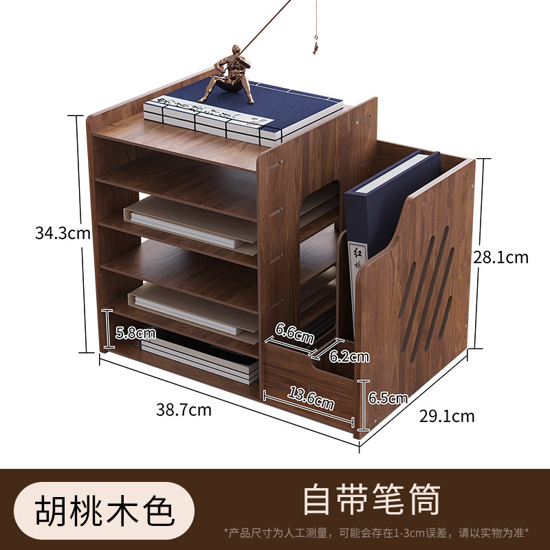 Multi-Layer Desktop Drawer Storage Box with Lock – Office Desk Organizer