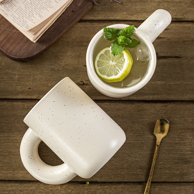 Cream Style Ceramic Mug Premium Design Water Cup Home Couple Cup Coffee Cup Cup Women Cup