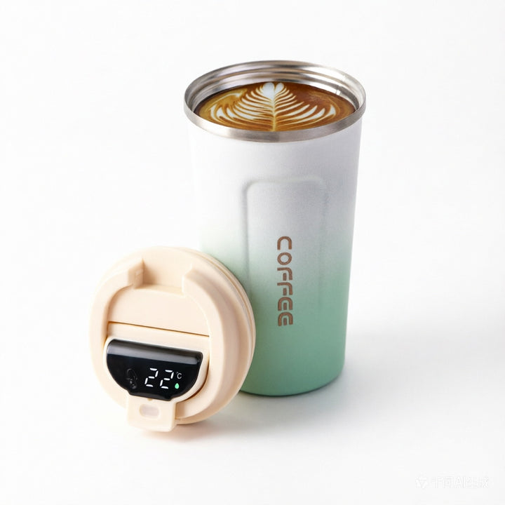 跨境二代咖啡杯304不锈钢保温杯真空水杯保冷礼品杯户外车载