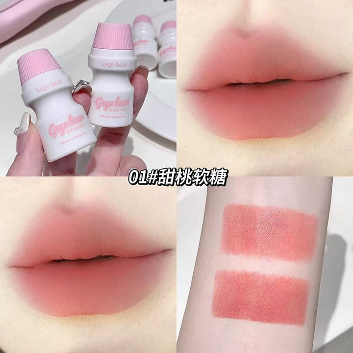 GegeBear奶雾丝绒唇泥雾面哑光柔雾丝滑显色跨境美妆持妆口红唇彩