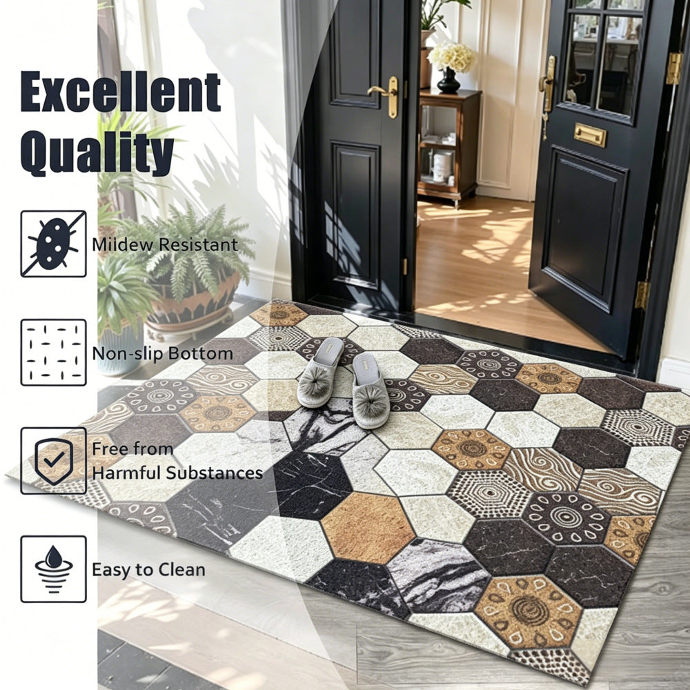 Nordic Floor Mat Entryway Floor Mat Premium Feelpvc Foot Mat Stain Resistant Non Slip