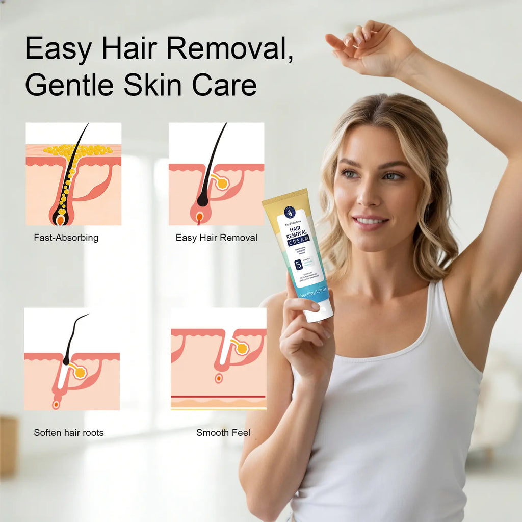 hair removal cream脱毛膏温和去毛全身脱毛霜身体护理TK爆款定制