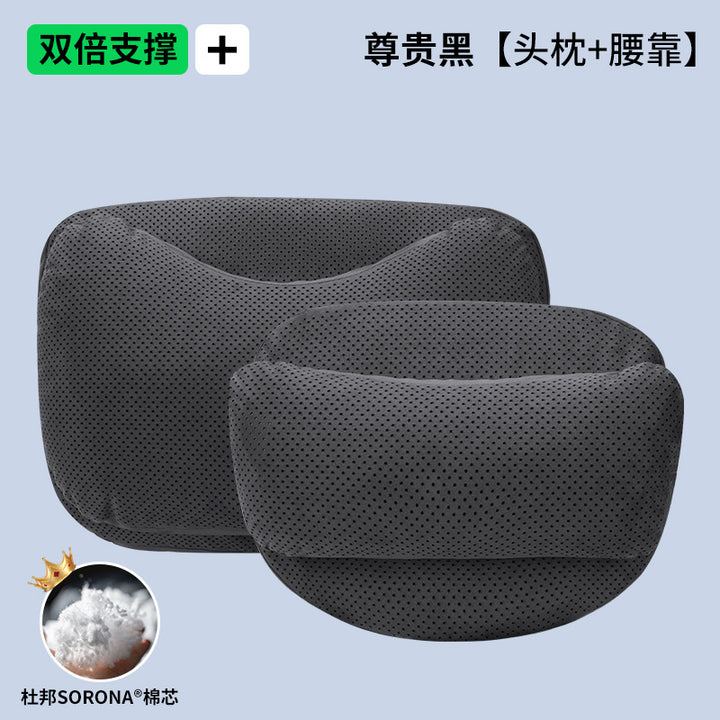 Car Pillow Premium Feel Breathable Cotton Neck Pillow Car Pillow