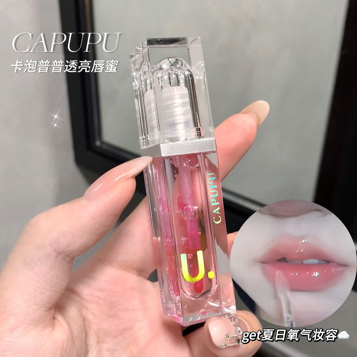 CAPUPULip Moisturizing Nourishing Lip Transparent Lip Lipstick Premium Design Lip
