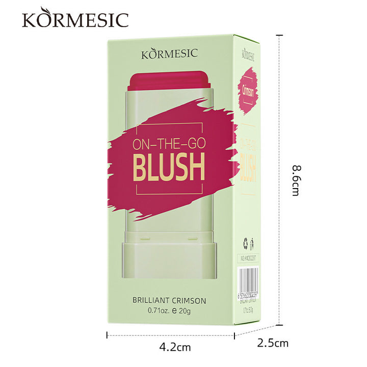 腮红棒系列Blusher自然修容提亮便携式腮红棒化妆品跨境外贸