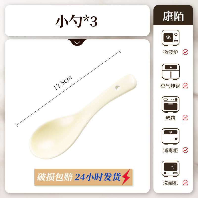 KANGMO Influencer Premium Creative Bowl Ceramic Bowl Home Souvenir Gift Small Flower Cream Style Ceramic Bowl Plate Wholesale