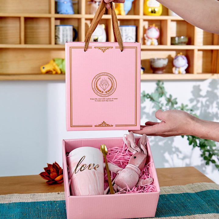 Cute Custom Souvenir Gift Set Ceramic With Gift Mug Gift Box