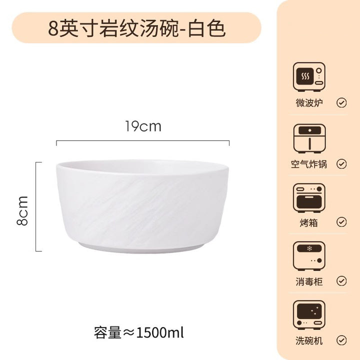 高级感碗碟套装家用简约高颜值碗盘乔迁碗筷碗具釉下彩餐具套装
