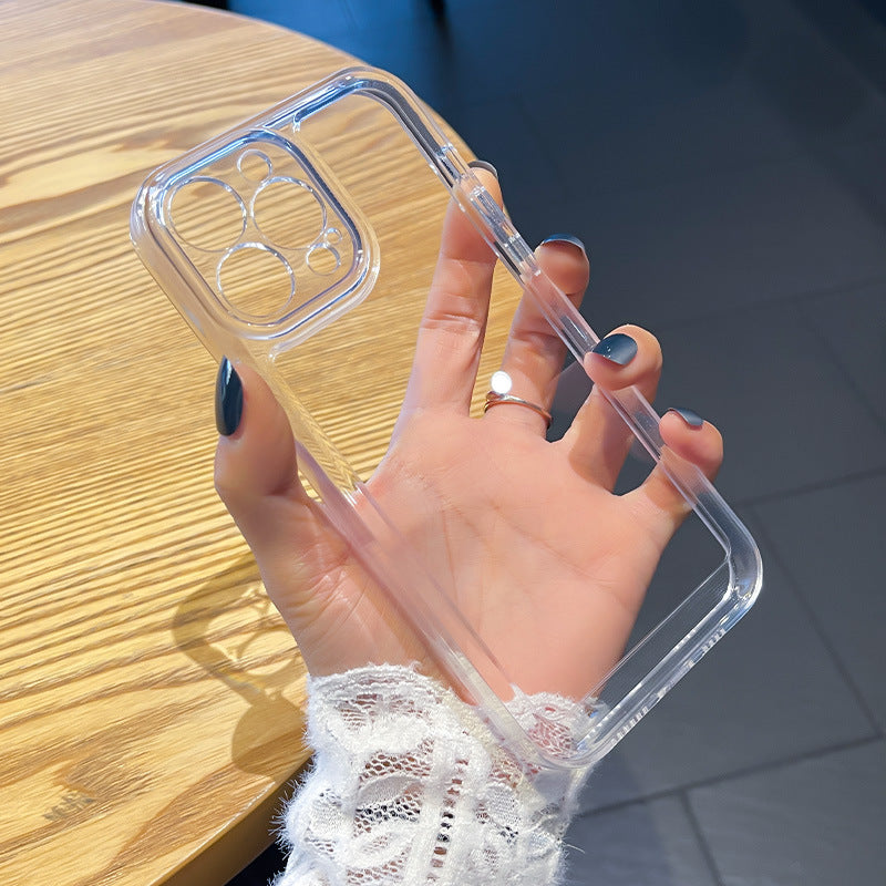 For iPhone15 promax Phone Case Newiphone 17 Space Case Clear 14 Silicone 16 Shockproof Soft Case