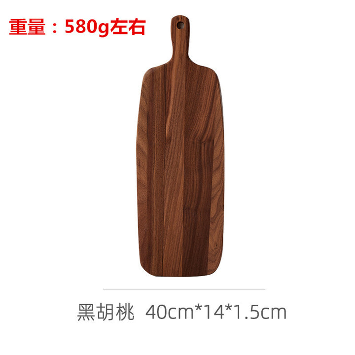 跨境定制相思木菜板胡桃木实木砧板牛排板户外便携露营面包水果板