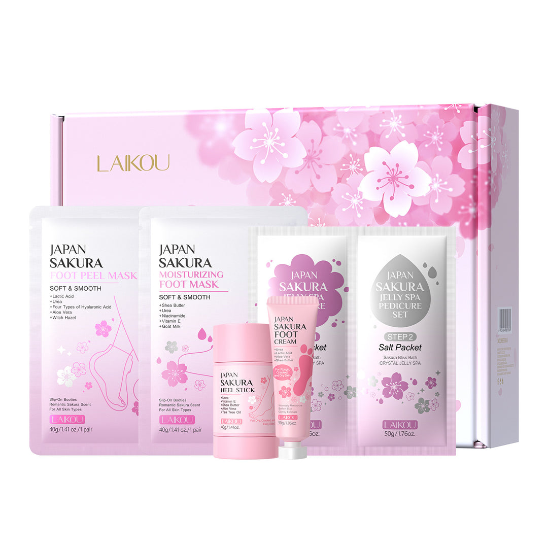 LAIKOU Cherry Blossom Skincare Set Set Face Full Set Hydrating Factory