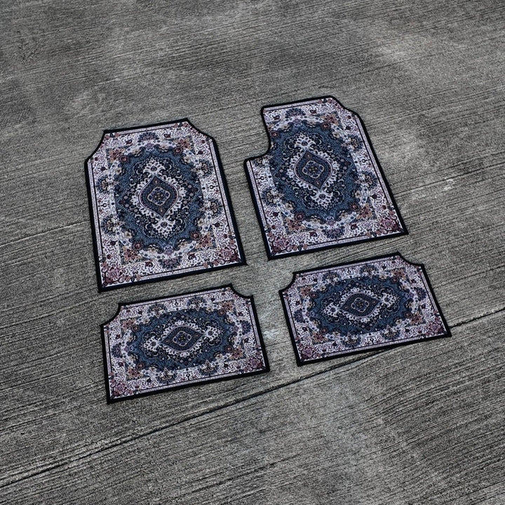 TEMUVintage Car Stain Resistant Durable Foot Mat 4 Piece Set Wholesale