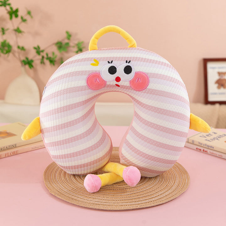 Memory Foam U Neck Pillow Travel Gift Logo