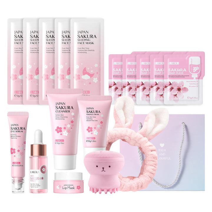 LAIKOU Cherry Blossom Skincare Set Set Face Full Set Hydrating Factory