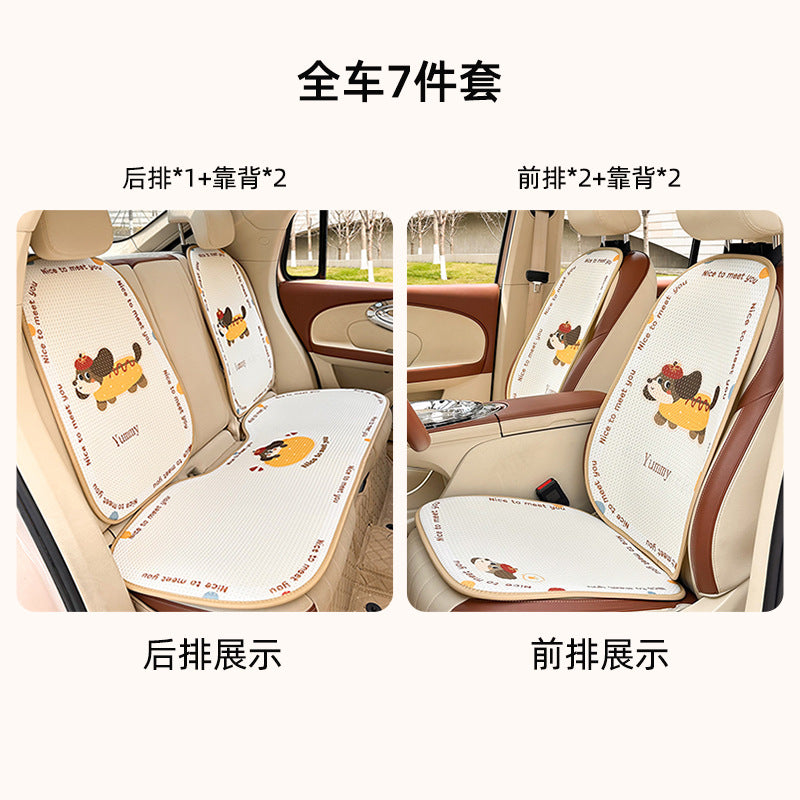 Car Seat Cushion Universal All Season Cute Car Breathable Creative Car Interior Seat Cushion