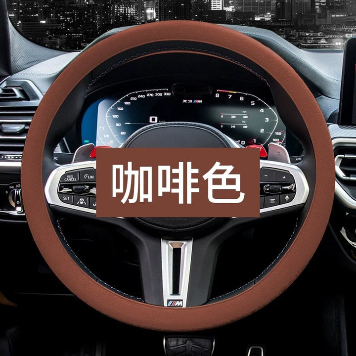 Drop Shipping Car Silicone Steering Wheel Cover Fashion Non Slip Silicone Grip Cover Moisture Wicking Univers