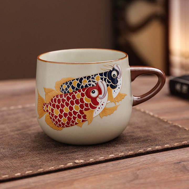 轻奢骨瓷马克杯套装礼盒装高颜值伴手礼高级感水杯茶杯