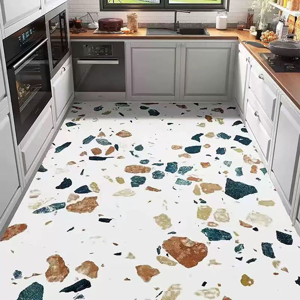 跨境专供皮革地垫厨房防水防油可擦免洗好打理地垫满铺家用脚踏垫