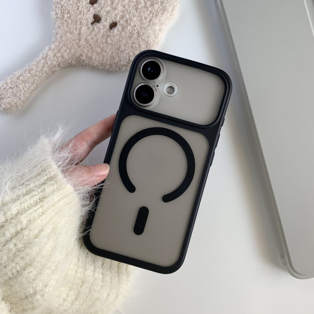 Soft Touch Mag Safe for iPhone17 pm Phone CaseiPhone16 Pro Max Frosted 15 pm Protective Case