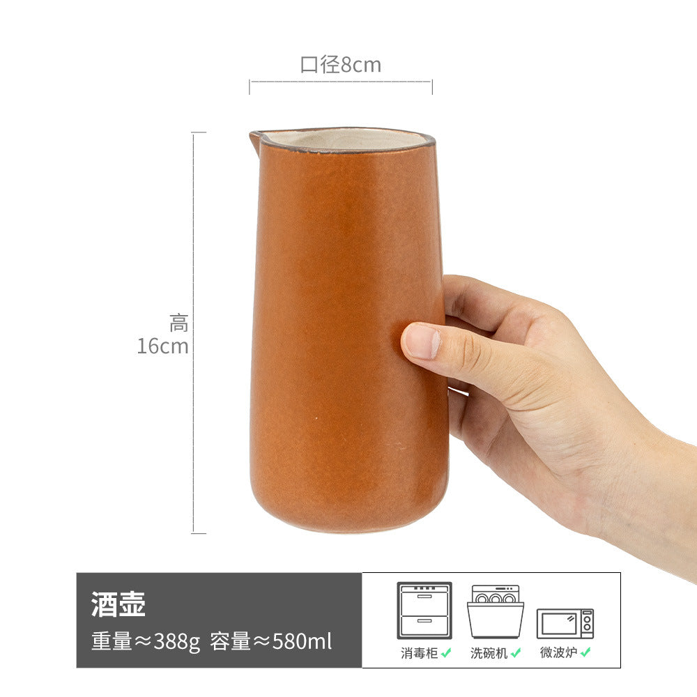 用途多多水壶合集家用壶大容量凉水壶批发复古陶瓷花插摆件手把壶