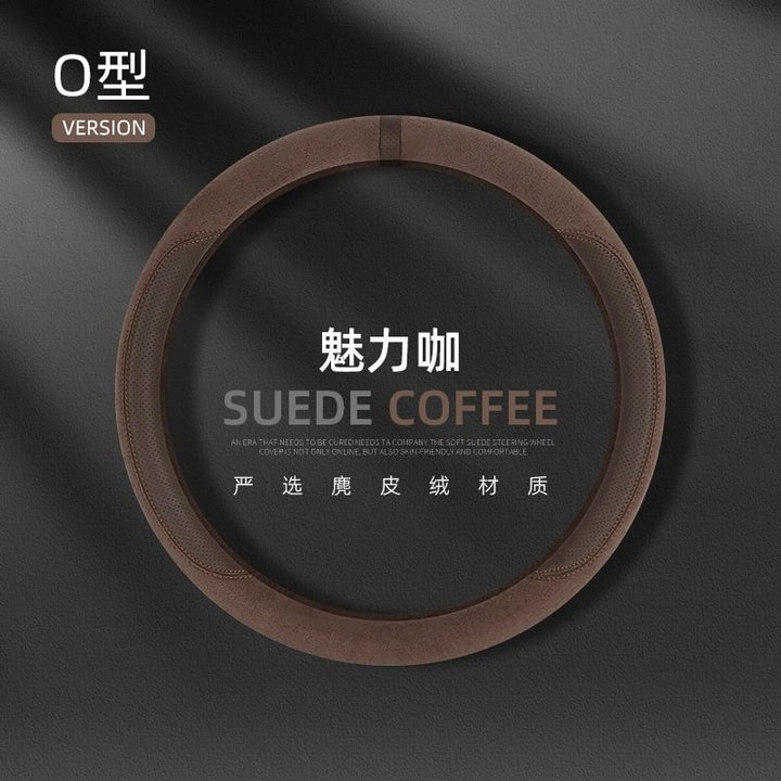 Steering Wheel Cover Durable Breathable Comfortable Steering Wheel Car Universal Sports Breathable Moisture W