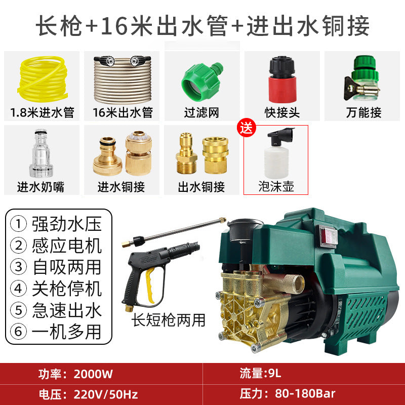 High-pressure convenient household car washer