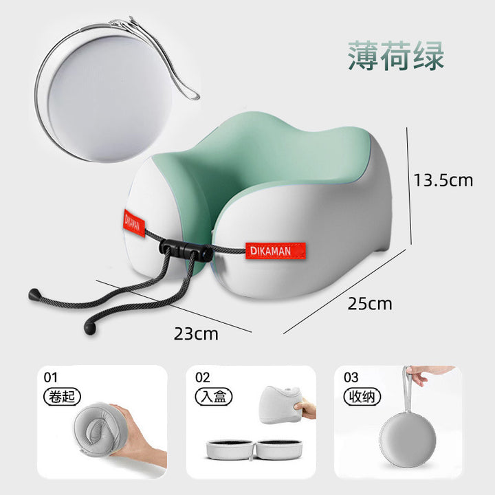 Factory Wholesale Memory Foam U Portable Neck Pillow Travel Comfortable U