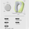夏季冰丝凉感护颈u型枕便携可收纳记忆棉颈枕飞机枕枕头批发现货