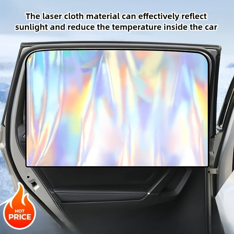 Sunshade Set with Magnetic Front Windshield Cover