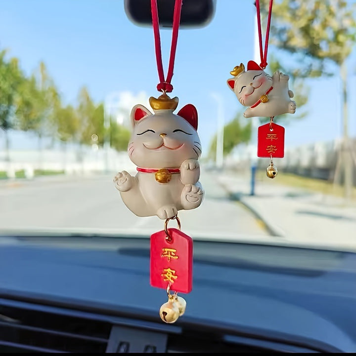 D 99922 Lucky cat car hanging ornament Car